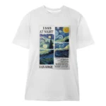 تیشرت نخی طرح شب های پرستاره