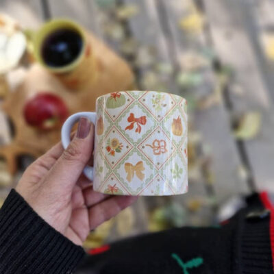 ماگ پاییزی طرح کدوتنبل